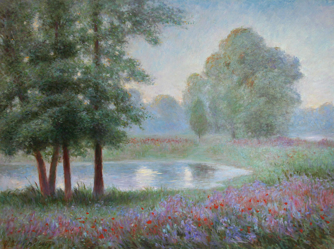 Oil painting for sale titled Early Morning by the artist Bi Wei Liang Tronolone